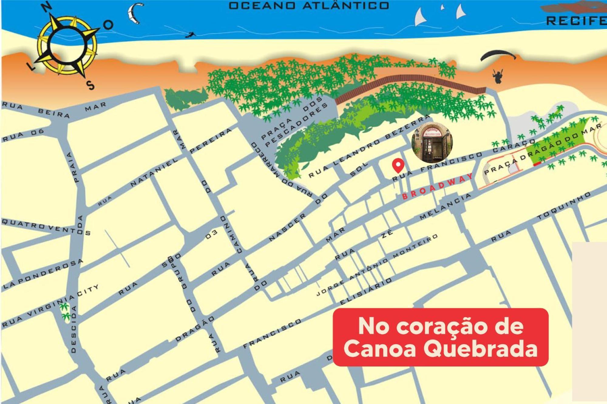 Pousada Alternativa Canoa Quebrada Buitenkant foto
